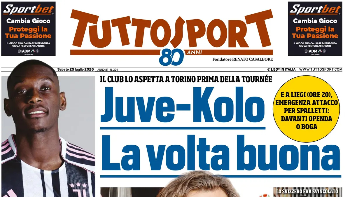 rassegna stampa juve prime pagine quotidiani sportivi 8211 25 luglio da Juventusnews24.com rassegna stampa juve prime pagine quotidiani sportivi 8211 25 luglio