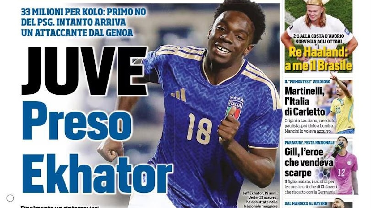 rassegna stampa juve prime pagine quotidiani sportivi 8211 1 luglio da Juventusnews24.com rassegna stampa juve prime pagine quotidiani sportivi 8211 1 luglio