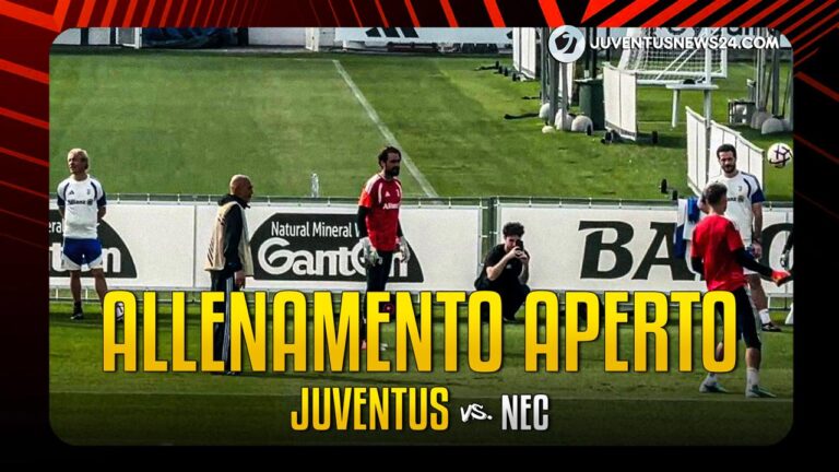 Allenamento Juve pre NEC: McKennie e Cambiaso in gruppo, ecco gli assenti. Salgono tre giovani, Spalletti si diverte coi portieri – FOTO e VIDEO