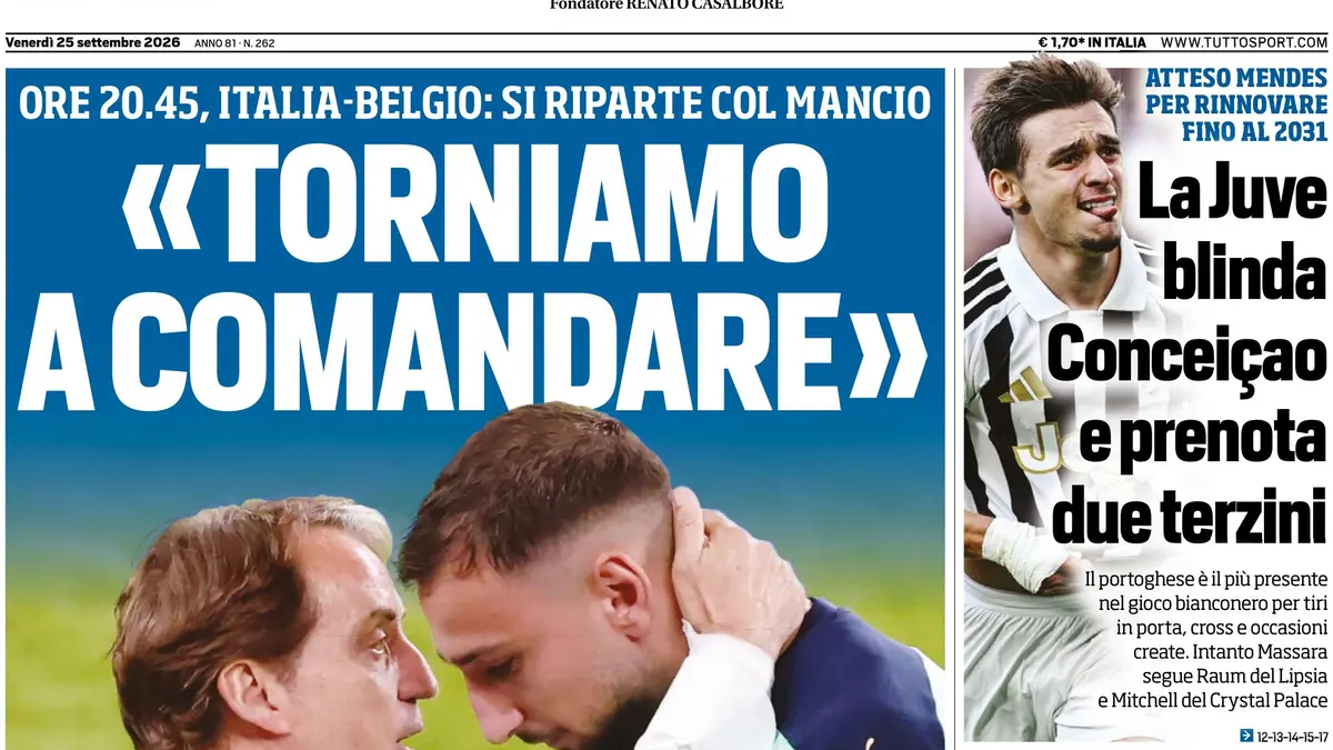 rassegna stampa juve prime pagine quotidiani sportivi 8211 25 settembre da Juventusnews24.com rassegna stampa juve prime pagine quotidiani sportivi 8211 25 settembre
