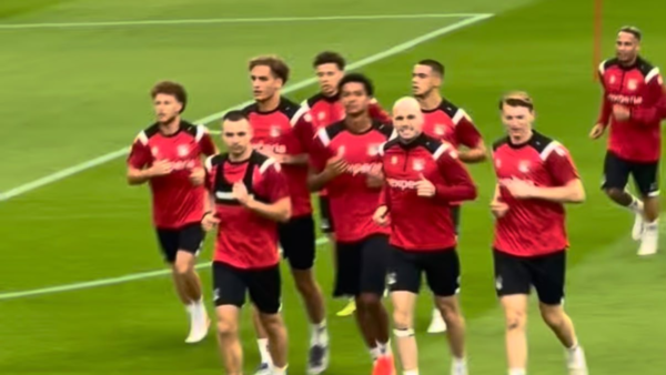 Allenamento nec allianz stadium europa league
