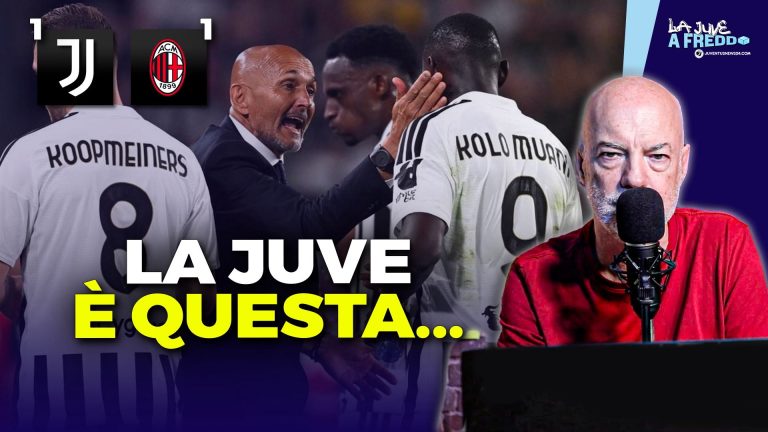 Juve Milan 1-1: guardiamo in faccia la realtà, la Juventus sta migliorando (ma ancora non lo sa) | La Juve a freddo – VIDEO di Paolo Rossi