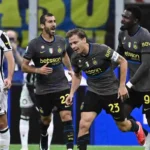 Esultanza Barella Inter Udinese