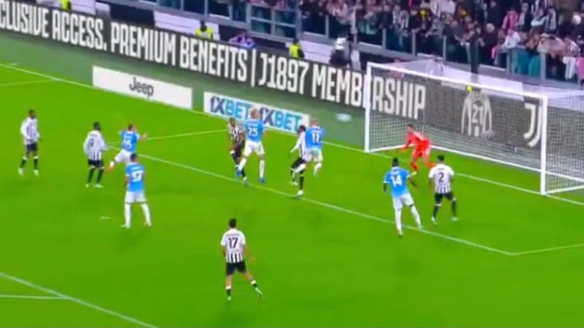 Gol Provstgaard, Juve Lazio 0-1: il difensore biancoceleste di testa sblocca il risultato