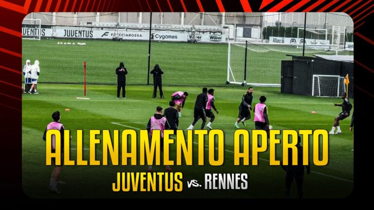 Allenamento Juve pre Rennes: sale un ragazzo dalla Next Gen, gli aggiornamenti dalla Continassa alla vigilia del match di Europa League – FOTO e VIDEO