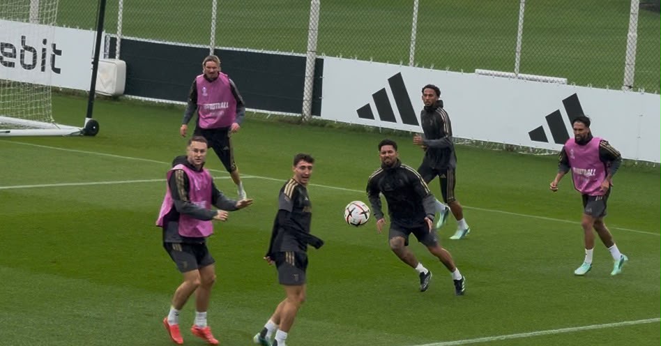 Allenamento juve