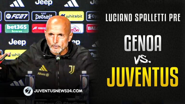 Conferenza stampa Spalletti pre Genoa Juve: «I calciatori han chiesto il cambio modulo? Non si permetterebbero mai altrimenti mancherebbero di rispetto ai compagni!» – VIDEO