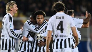 Juve esultanza lecce