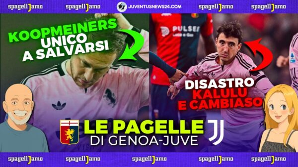 Pagelle genoa juve