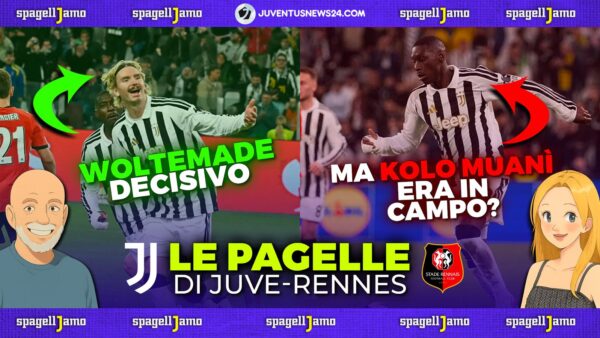Pagelle juve rennes
